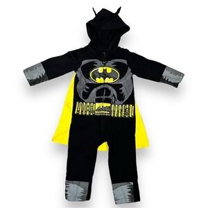 DC Comics Baby Batman Coverall Costume Size 18-24 Months